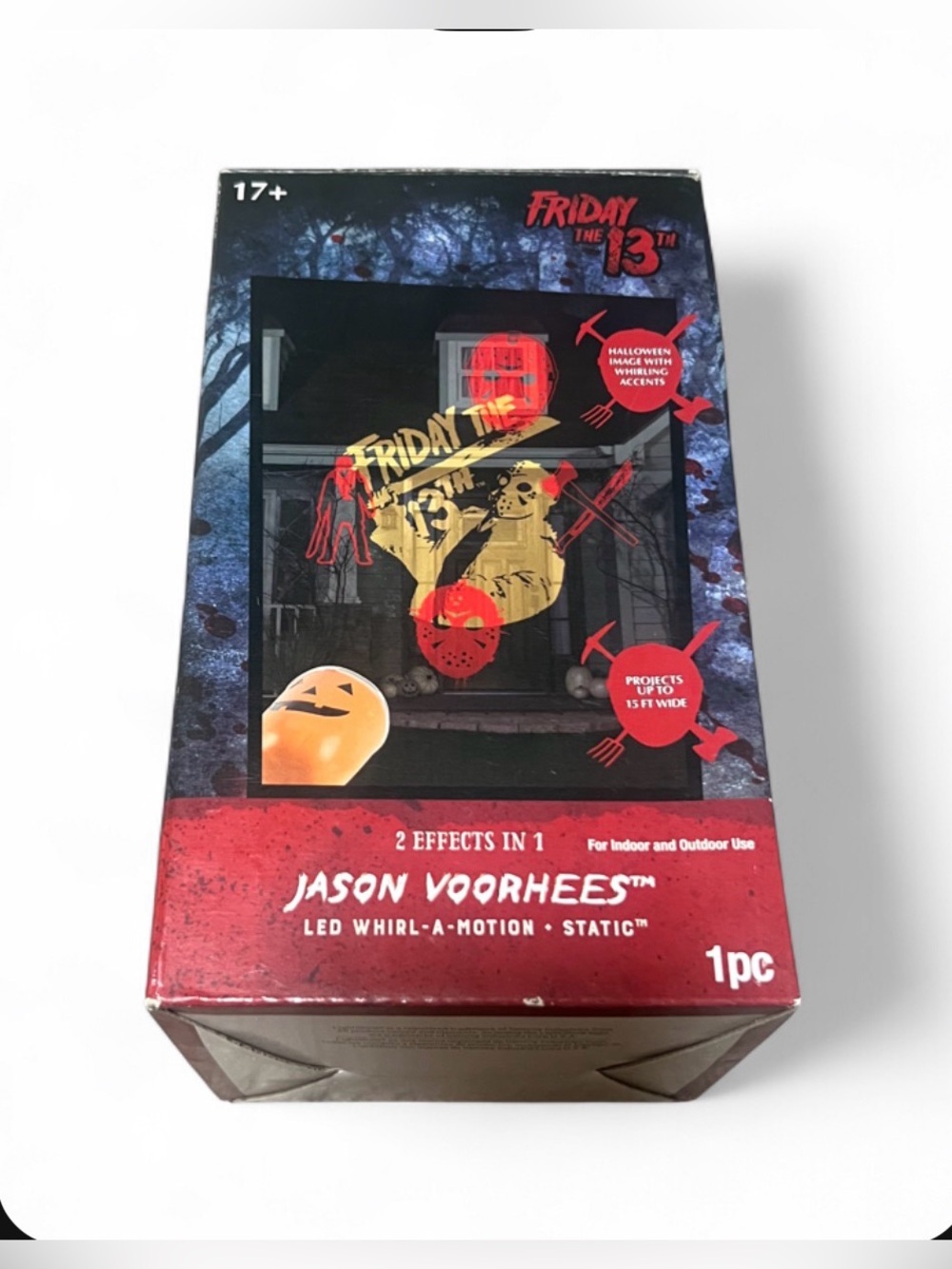 LED Jason Voorhees Projection Spotlight - Friday the 13th